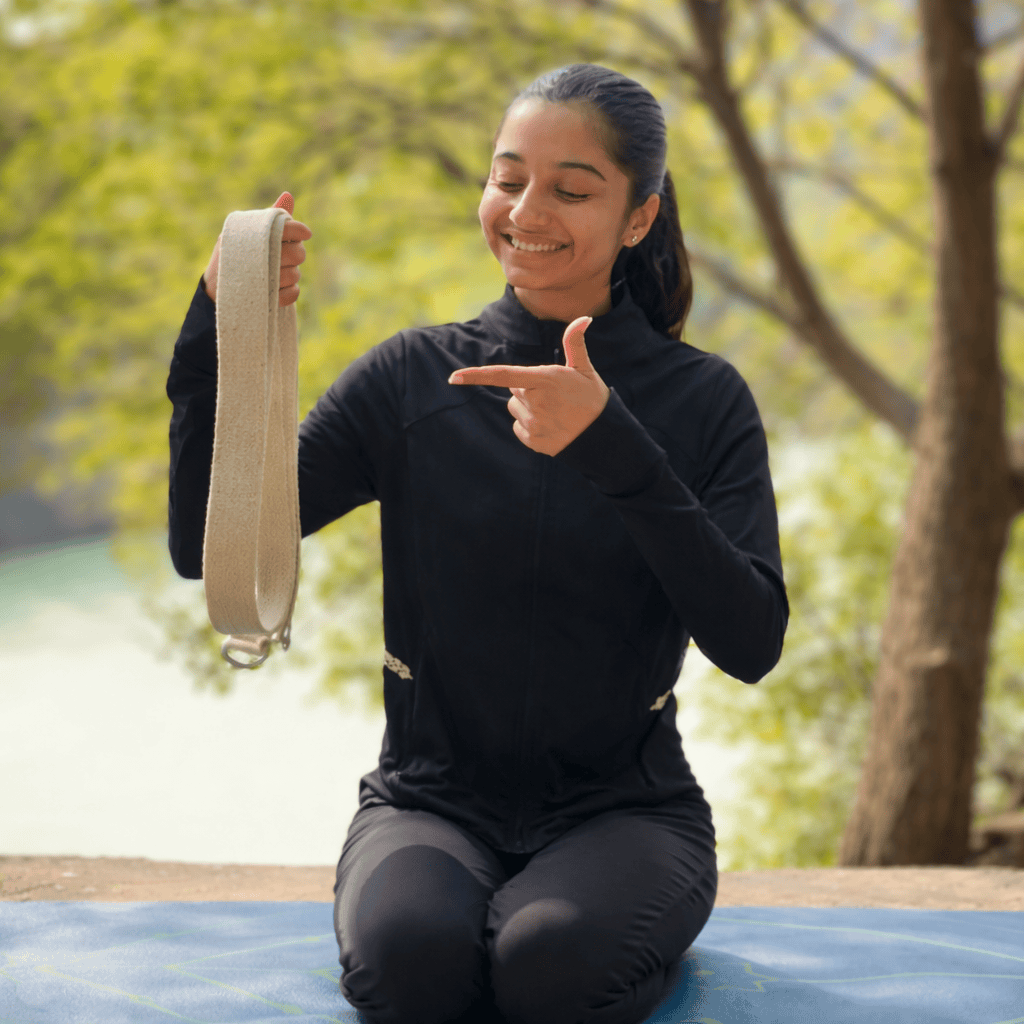 yoga strap with loops for stretching yoga strap with loops for stretching